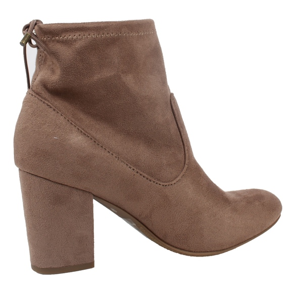 Size 10 Cement faux suede elastic back tie block - Picture 3 of 7